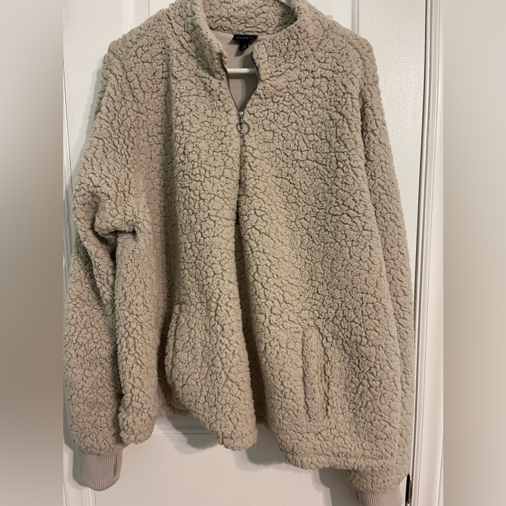 Torrid Sherpa Half Zip Active Pullover Size 3X